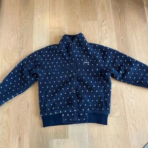 Patagonia fleece snap jacket